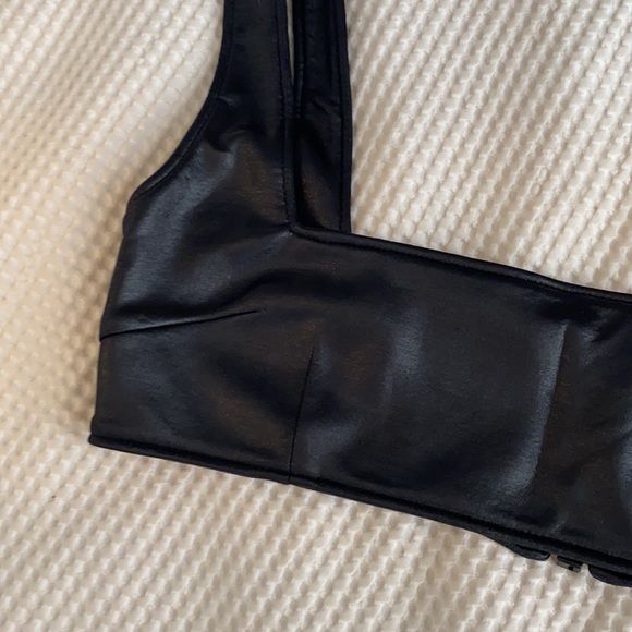 Brognano Leather bra top - Picture 3 of 7